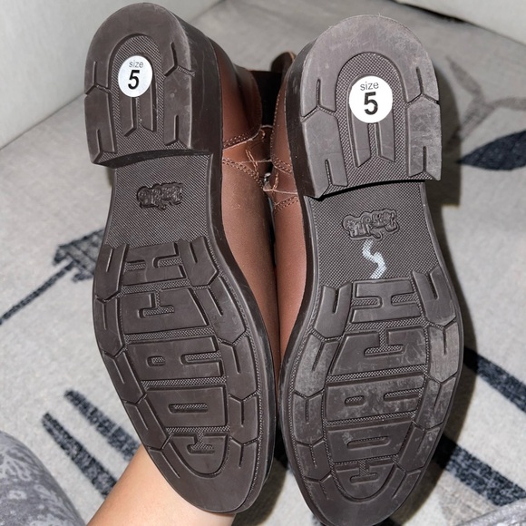 COACH Farrah Brown Wide Calf Riding Boots leather knee - Picture 5 of 5